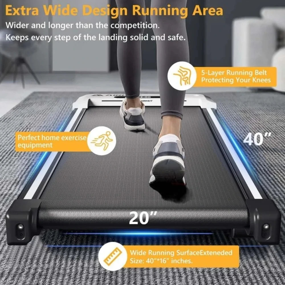 Fitness Equipment Under Desk Treadmill Bieżnie Walking Pad 2 in 1 for Walking and Jogging