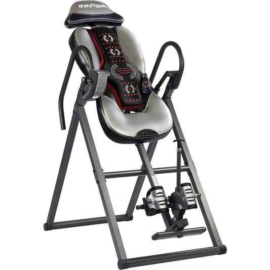 Advanced Heat and Massage Inversion Table, Gray/Black