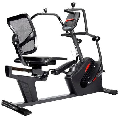 Elite Recumbent Cross Trainer & Elliptical Machine with Arm Exercisers for Home Arm/Leg Training